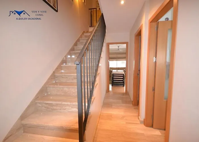 בית נופש Adosado Familiar Con Piscina Y Terraza קדיז